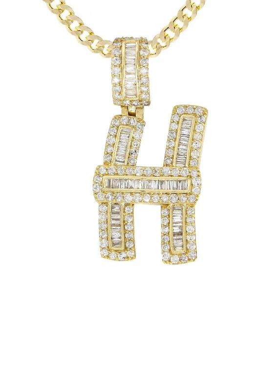 14k-yellow-gold-letter-h-baguette-diamond-pendant-cuban-chain-2-02-carats