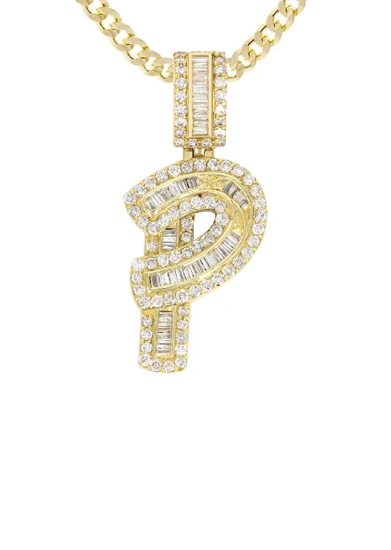 14k-yellow-gold-letter-p-baguette-diamond-pendant-cuban-chain-1-72-carats