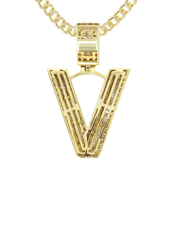 14k-yellow-gold-letter-v-baguette-diamond-pendant-cuban-chain-1-81-carats