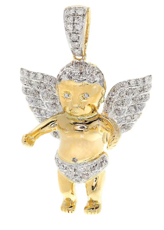 Diamond Angel Pendant | 10.5 Grams | 0.83 Carats