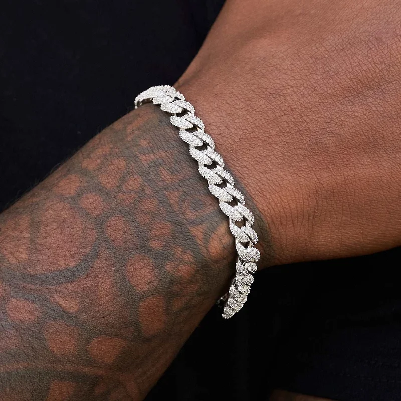 GLD Link Bracelet in White Gold - 8.5mm