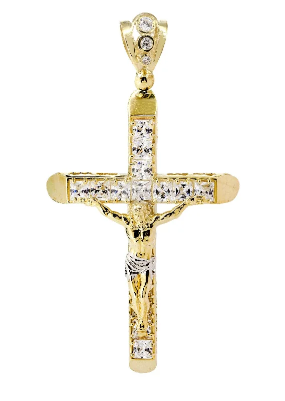 10K Gold Cross / Crucifix Pendant  |  16.9 Grams