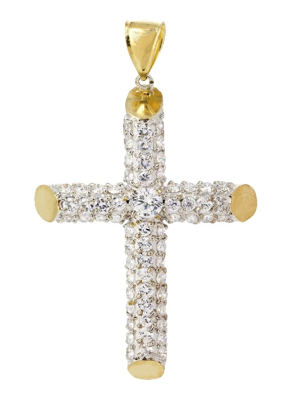 10K Gold Cross Pendant  |  17.3 Grams