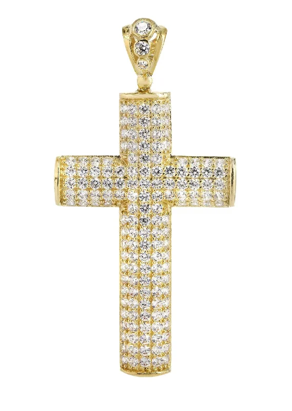 10K Gold Cross Pendant  |  17.4 Grams