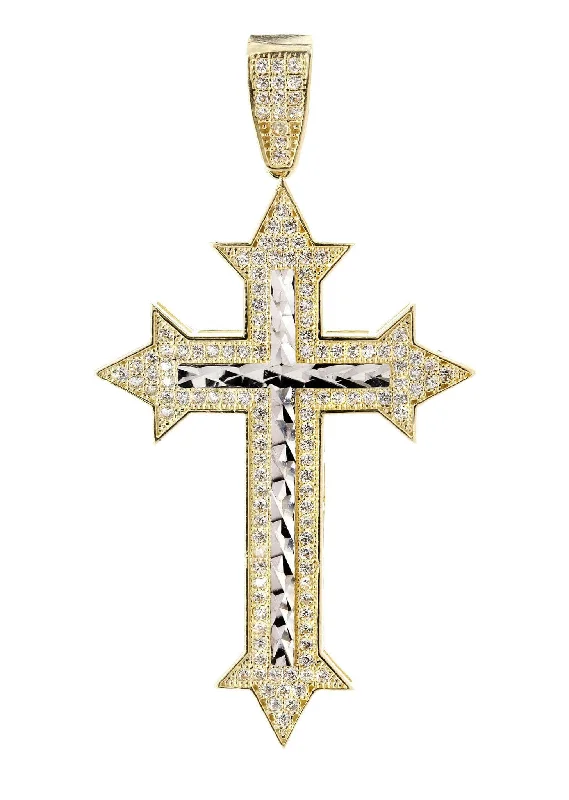 10K Gold Cross Pendant  |  6.1 Grams