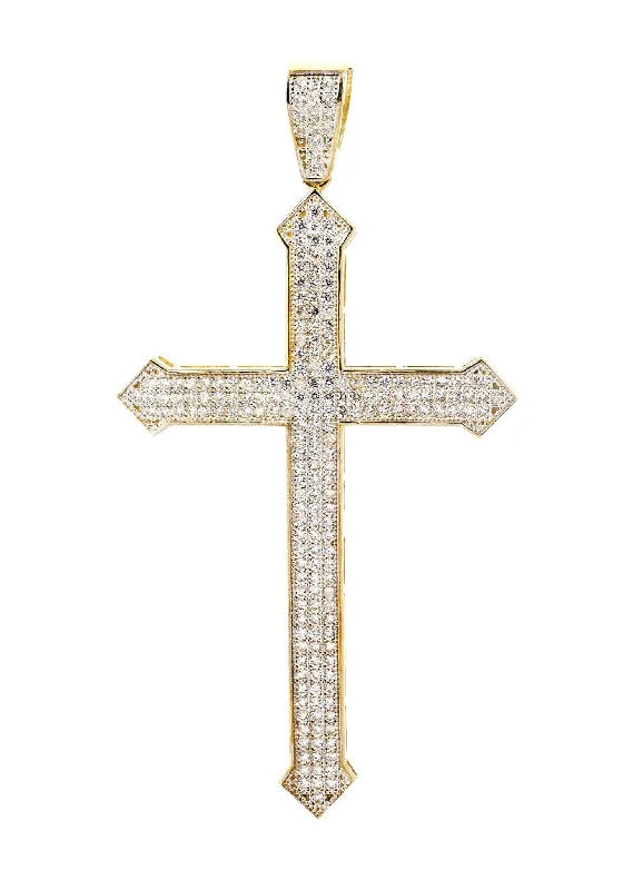 10K Gold Cross Pendant  |  6.4 Grams