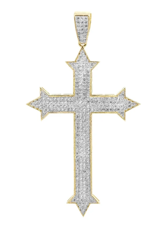 10K Gold Cross Pendant  |  7.8 Grams