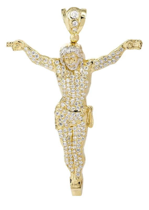 10K Gold Crucifix Pendant  |  32.3 Grams