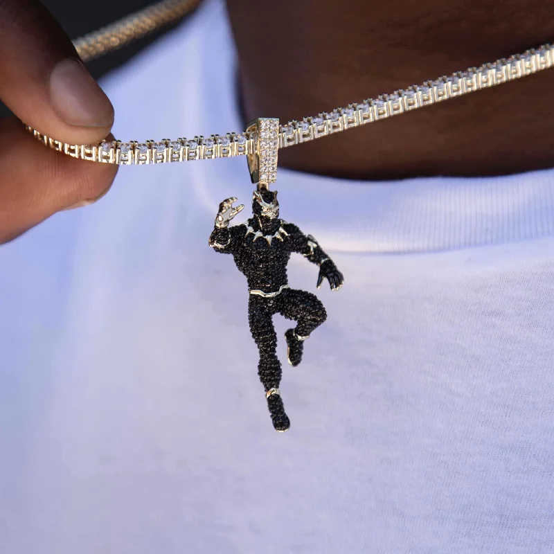 Black Panther Full-Body Pendant