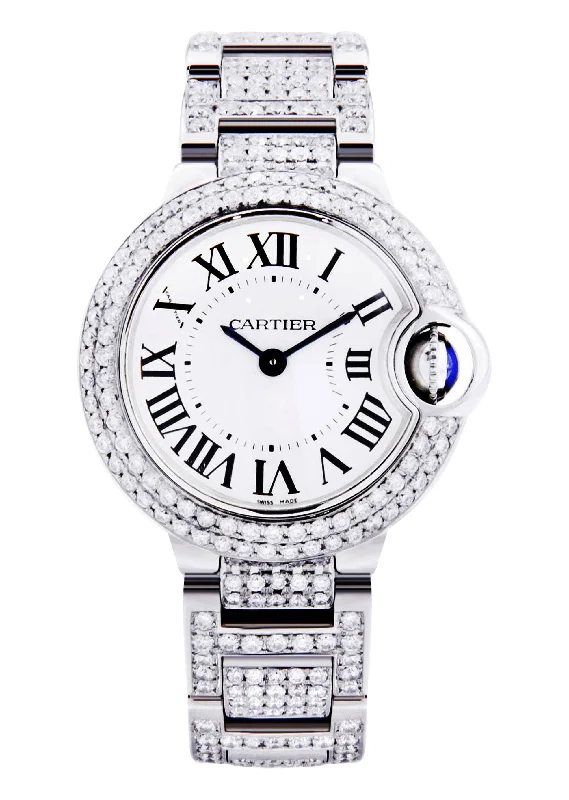 Cartier Ballon Bleu Watch For Women | Stainless Steel | 28 Mm