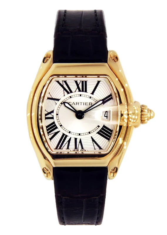 Cartier Roadster Watch For Women | 18K Yellow Gold