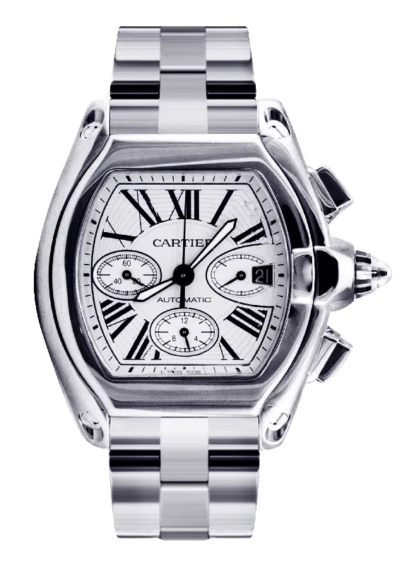 Cartier Roadster XL | Stainless Steel | 48 Mm