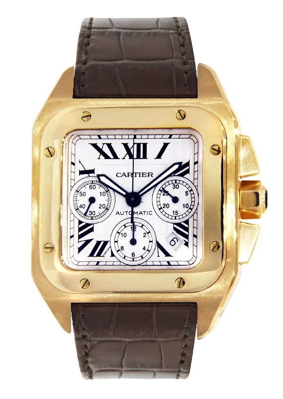 Cartier Santos 100 | 18K Yellow Gold