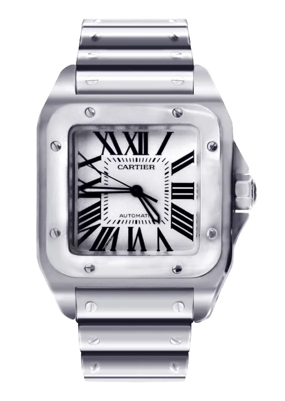 Cartier Santos 100 | Stainless Steel | 38 Mm