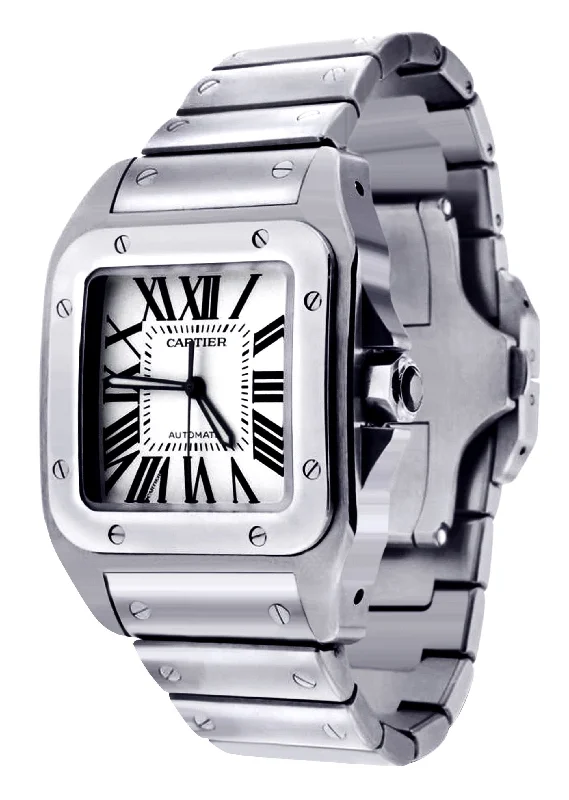 cartier-santos-100-stainless-steel-38-mm