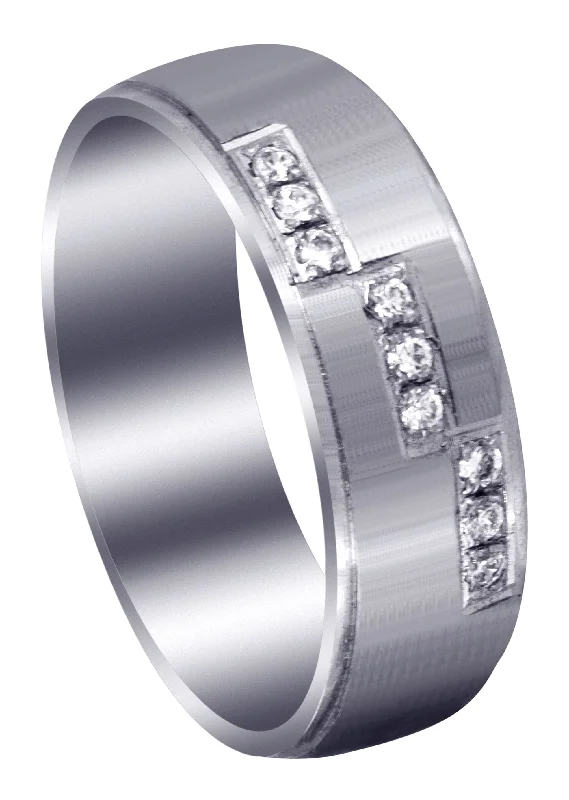 Classic Diamond Mens Wedding Band | 0.135 Carats (Dawson)