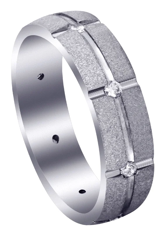 Classic Diamond Mens Wedding Band | 0.4 Carats (Felix)