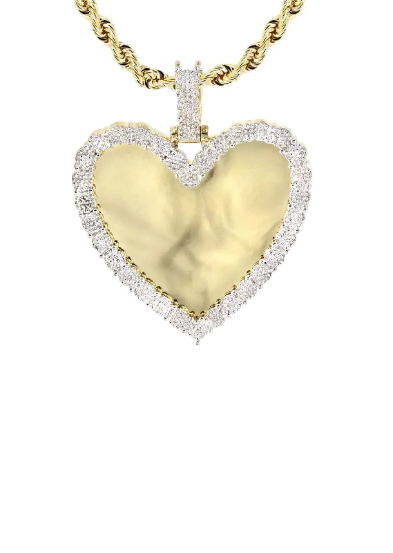 copy-10k-yellow-gold-small-diamond-heart-picture-pendant-rope-chain-appx-18-grams