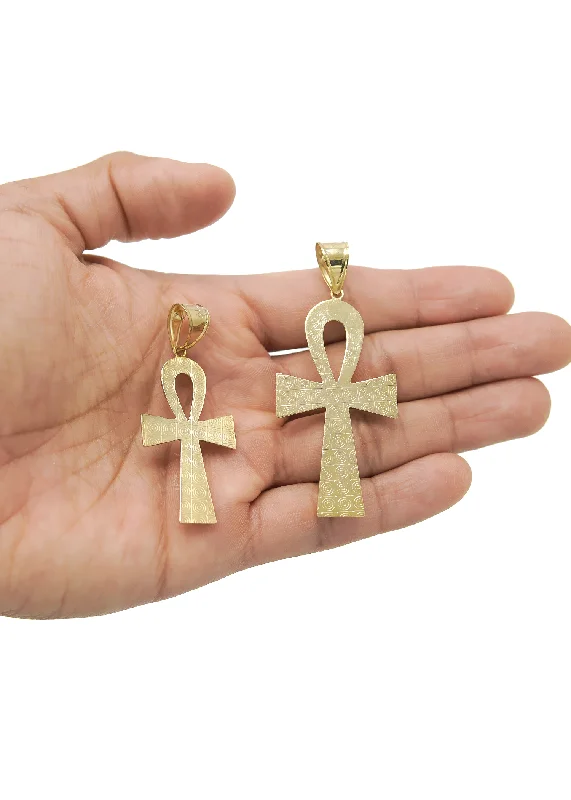 copy-of-10k-yellow-gold-ankh-diamond-pendant-cuban-chain-0-23-carats