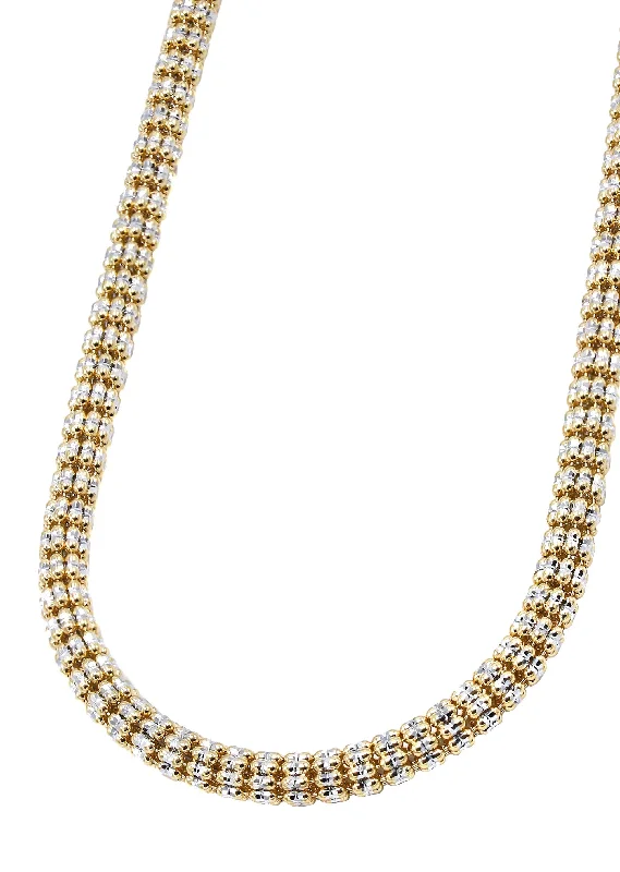 14K Gold Chain - Yellow Ice Chain