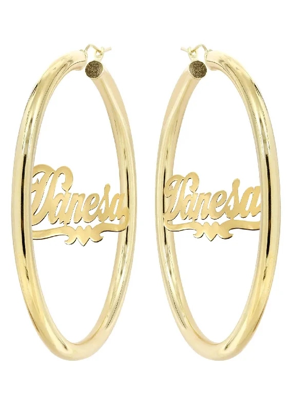 copy-of-14k-ladies-diamond-cut-name-plate-hoop-earrings-5