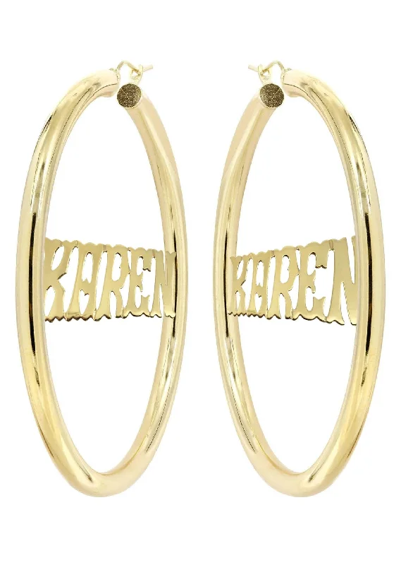 copy-of-14k-ladies-diamond-heart-name-plate-hoop-earrings