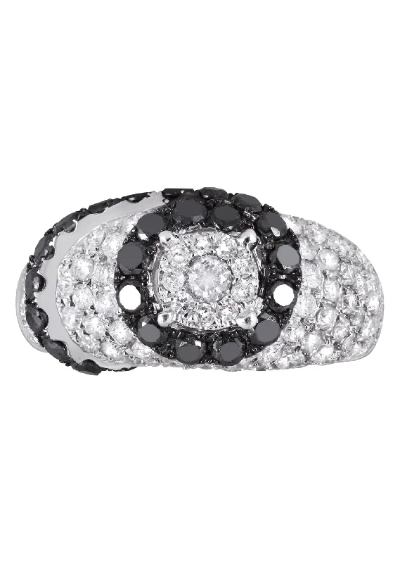 14K Ladies Black Diamond Cocktail Ring | 2.06 Carats | 5.83 Grams