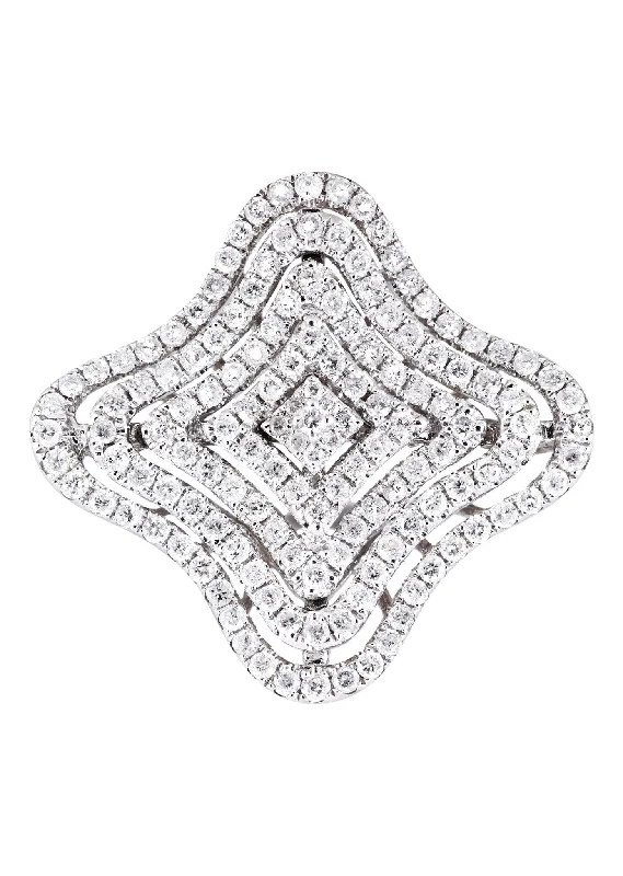 14K Ladies Diamond Cocktail Ring | 1.02 Carats | 6.24 Grams