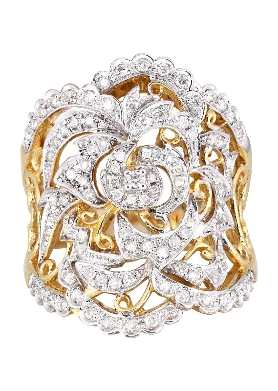 14K Ladies Diamond Cocktail Ring | 0.62 Carats | 8.69 Grams