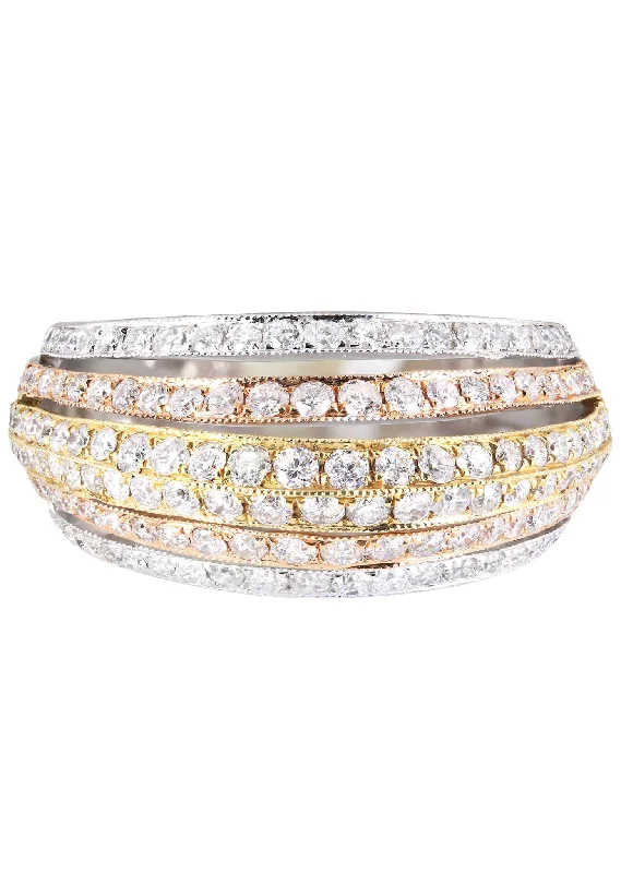 14K Ladies Diamond Cocktail Ring | 1.73 Carats | 6.56 Grams