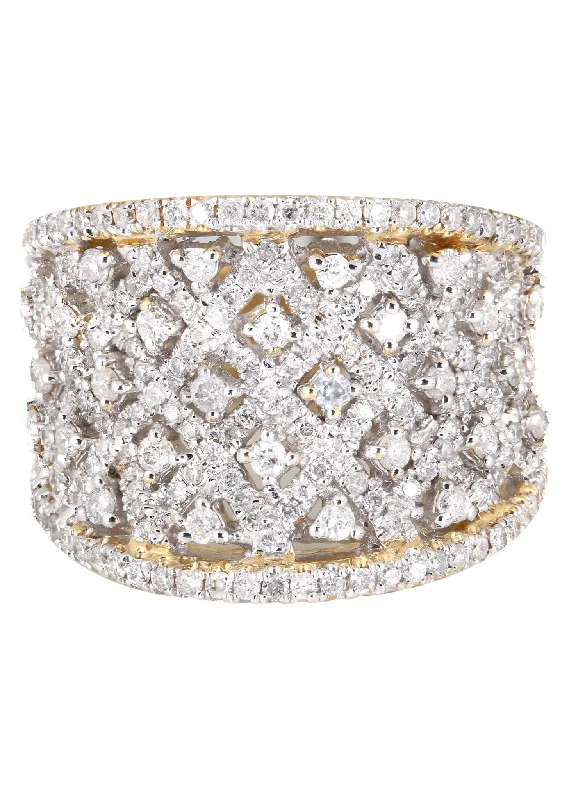 14K Ladies Diamond Cocktail Ring | 1.26 Carats | 8.77 Grams