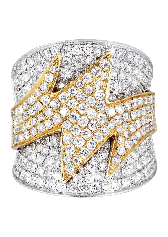 14K Ladies Diamond Cocktail Ring | 3.24 Carats | 13 Grams