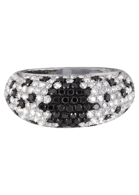 14K Ladies Black Diamond Cocktail Ring | 2.48 Carats | 6.69 Grams