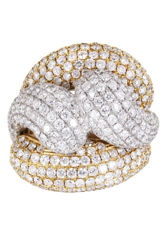 14K Ladies Diamond Cocktail Ring | 5.18 Carats | 13.3 Grams