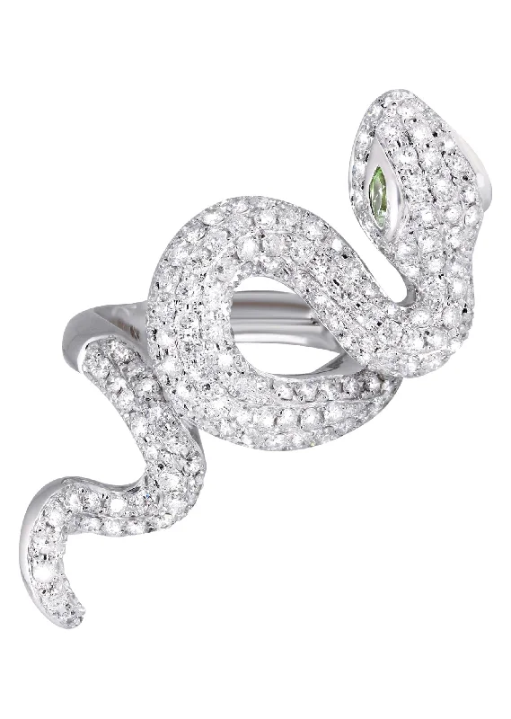 14K Ladies Diamond Cocktail Ring | 3.68 Carats | 13 Grams