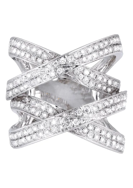 14K Ladies Diamond Cocktail Ring | 1.21 Carats | 9.12 Grams