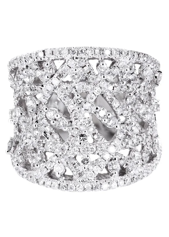 14K Ladies Diamond Cocktail Ring | 1.70 Carats| 9.72 Grams