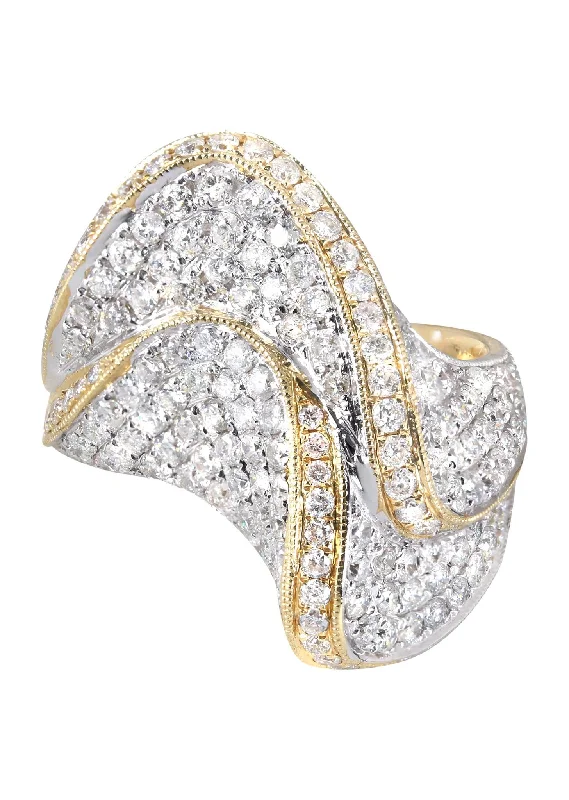 14K Ladies Diamond Cocktail Ring | 2.78 Carats | 10.23 Grams