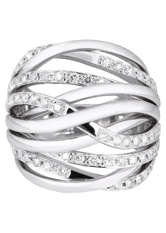 14K Ladies Diamond Cocktail Ring | 1.00 Carats | 15.61 Grams