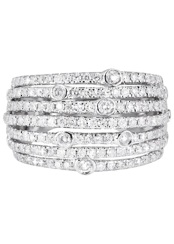 14K Ladies Diamond Cocktail Ring | 1.44 Carats | 7.68 Grams