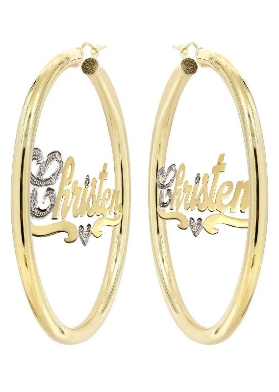 copy-of-14k-ladies-plain-with-diamond-cut-name-plate-hoop-earrings