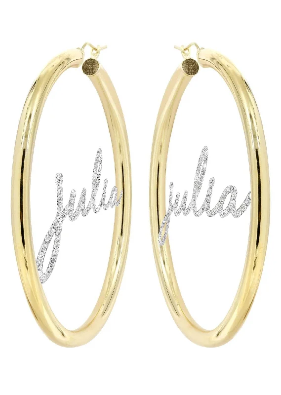 copy-of-14k-ladies-two-tone-with-diamonds-name-plate-hoop-earrings