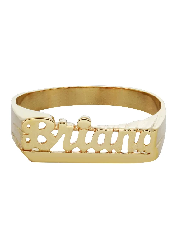 14K Gold Script Name Ring | Appx. 2 Grams