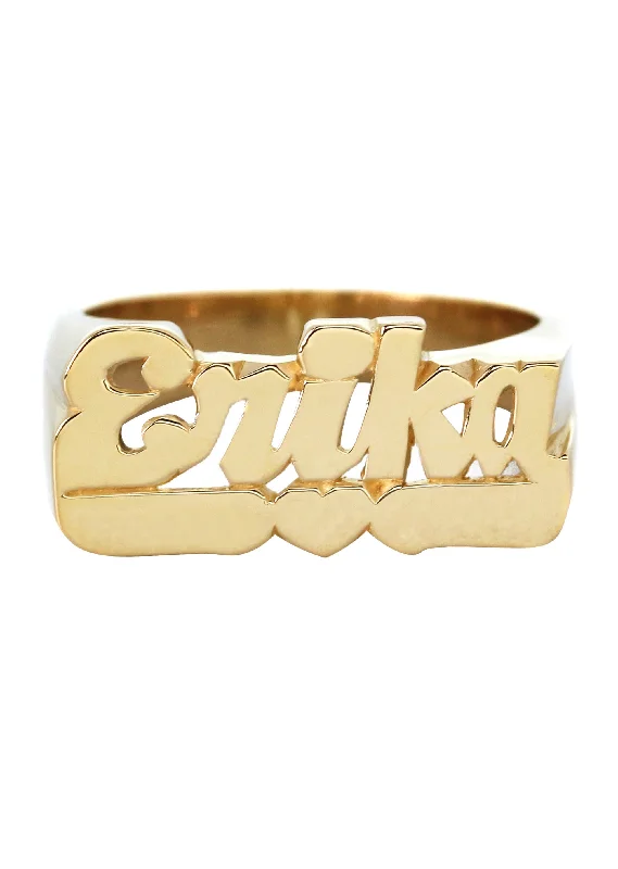 14K Script Gold Name Ring | Appx. 5.6 Grams