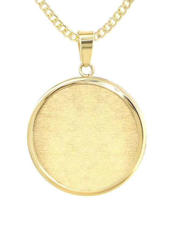 copy-of-14k-yellow-gold-round-picture-pendant-gold-chain-appx-1-5-inches