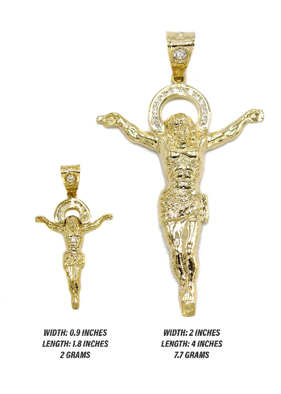 copy-of-big-jesus-cz-10k-yellow-gold-pendant-32-3-grams