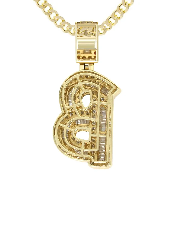 copy-of-diamond-10k-yellow-gold-franco-chain-letter-a-pendant-appx-14-grams