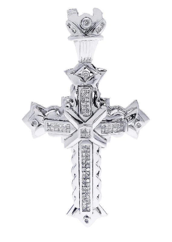 Diamond Cross Pendant| 0.23 Carats| 24.94 Grams