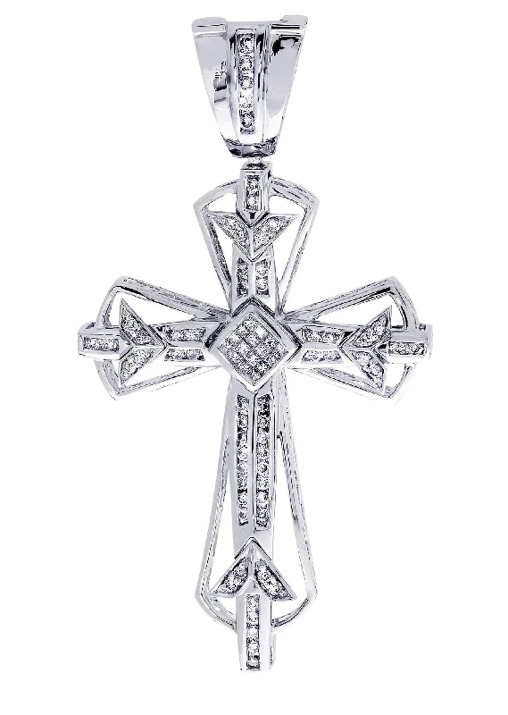 Diamond Cross Pendant| 0.93 Carats| 17.74 Grams