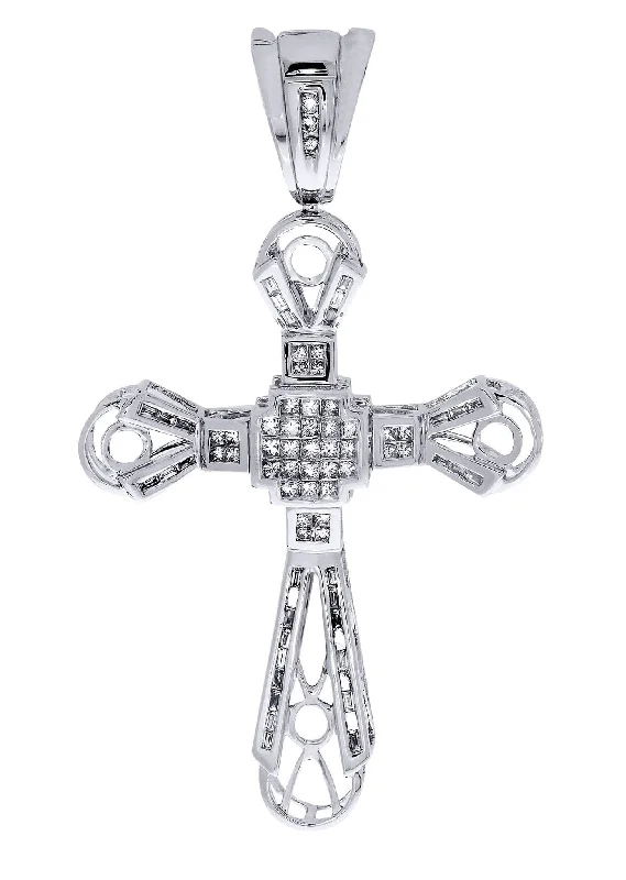 Diamond Cross Pendant| 1.27 Carats| 11.31 Grams